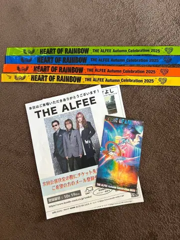 THE ALFEE HEART OF RAINBOW 은색 테이프