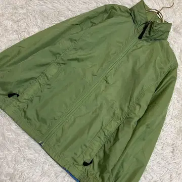 L. L Bean 나일론 자켓 옐로우 그린 XS
