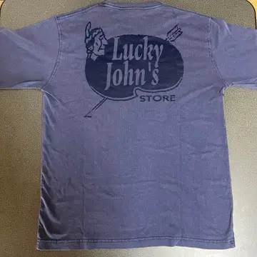 하자 있음? 택 포함 미사용 Lucky John 롱 슬리브 T셔츠