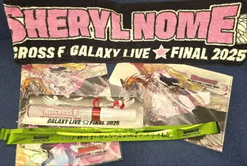 마크로스 F 갤럭시 라이브 파이널 은색 테이프 팜플렛 타월 킹블레이드