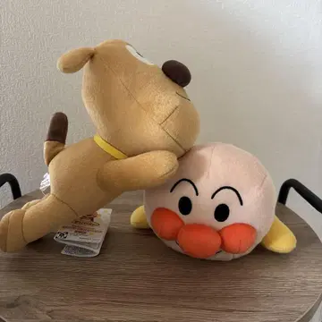 호빵맨과 치즈 봉제 인형 세트