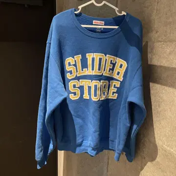 SLIDER STORE 맨투맨 파랑