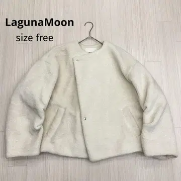 LagunaMoon 라그나문 보아 노카라 자켓 블루종