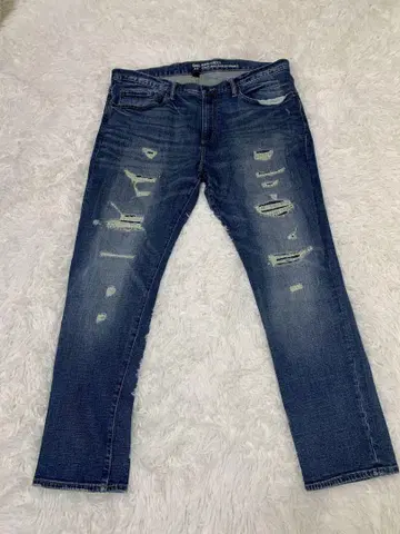 Gap 팬츠 포켓 데미지 가공 인디고 QQQ 사이즈 91 남성용
