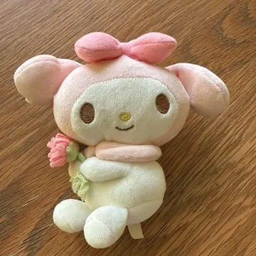 마이멜로디 봉제 인형 핑크 카네이션