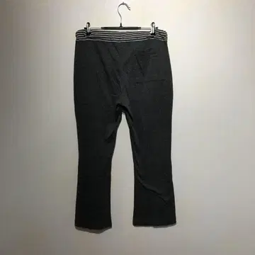 그레이 허리 밴딩 이지 팬츠