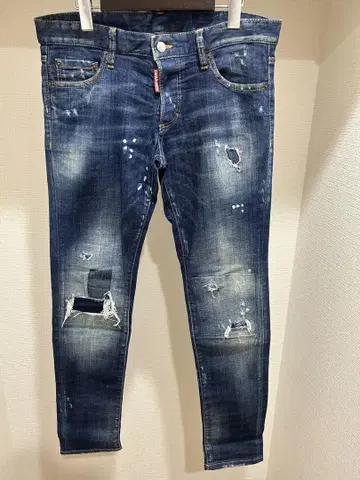 디스퀘어드 데미지 가공 데님 Slem Jean DSQUARED2