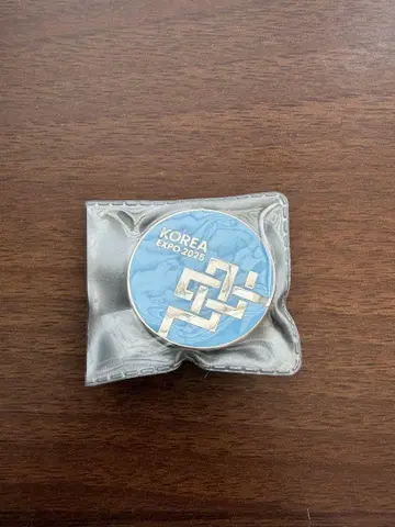 박람회 한국관 핀 배지