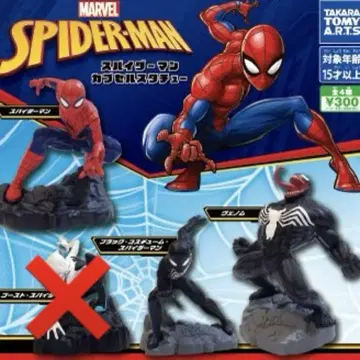 마블 가챠 스파이더맨 캡슐 동상 피규어