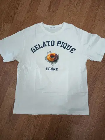 새상품급 GELATO PIQUE Homme 도넛 프린트 셔츠