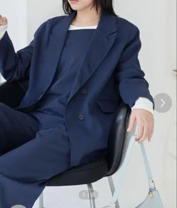 네이비 테일러드 자켓 L 사이즈