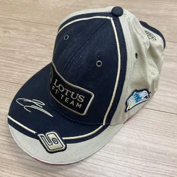 LOTUS F1 TEAM 키미 라이코넨 사인 자수 장식 캡