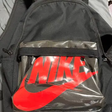 Nike 백팩 빨간 로고 클리어 빨간 나이키 jordan