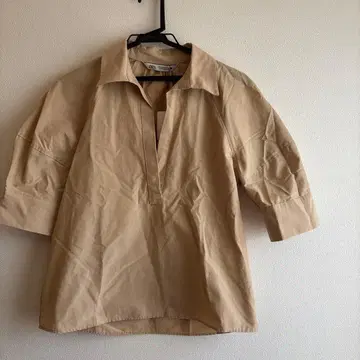 ZARA 베이지 오버 셔츠 [미사용 새상품]