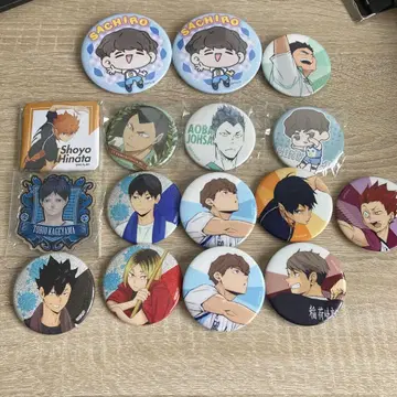 하이큐!! 캔 배지 세트