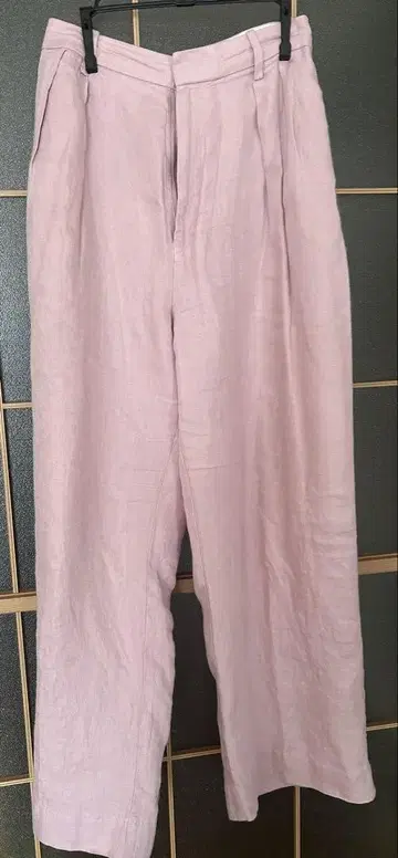 린넨 와이드 팬츠