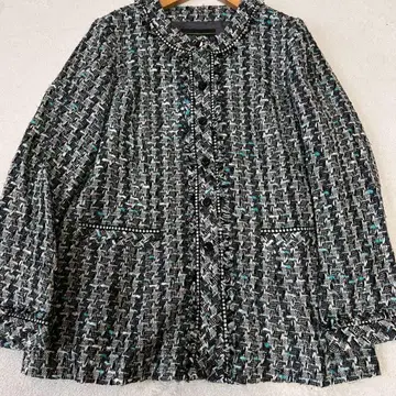 레리안 13+ 트위드 자켓 여성용 빅 사이즈