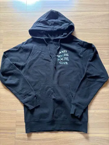 새상품급 ANTI SOCIAL SOCIAL CLUB 블랙 후드티