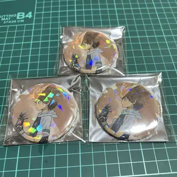 가정교사 히트맨 REBORN! 홀로그램 캔뱃지 사와다 츠나요시 3개 세트
