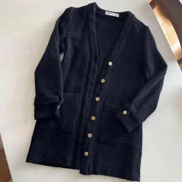 ZARA 블랙 노카라 자켓 S 사이즈
