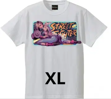 로킹 제리 빈 스트리트 파이터 캐미 T-SHIRT XL 화이트