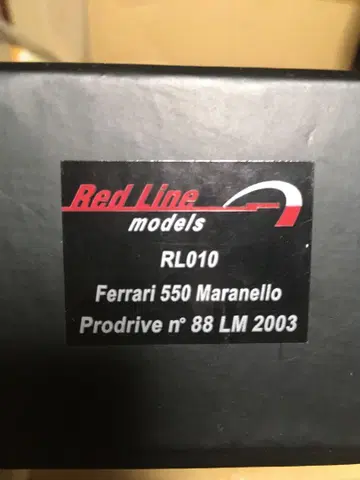 Red line 페라리 550 마라넬로 2003년식