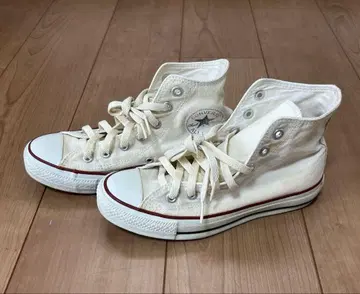 Converse 아이보리 24cm 하이컷 스니커즈