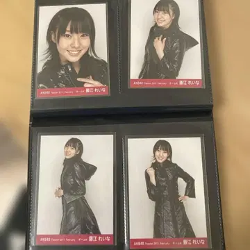 AKB48 후지에 레이나 2011년 2월 사진 4장 컴프 세트