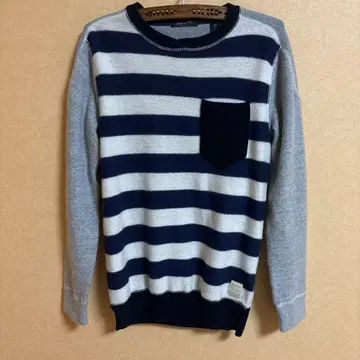 Scotch & Soda 알파카 혼방 스트라이프 니트 스웨터 S