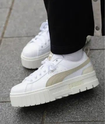 푸마 우먼 메이즈 가죽 스니커즈