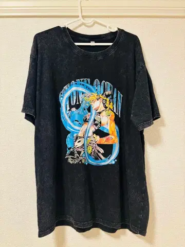 쿠죠 죠린 죠죠의 기묘한 모험 T셔츠 M 사이즈 구제 의류풍