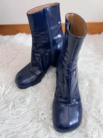 DRIES VAN NOTEN 드리스반노튼 숏부츠 네이비