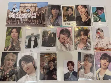 SEVENTEEN THE8 서명호 민하오 트레이딩 카드 사진 폴라로이드