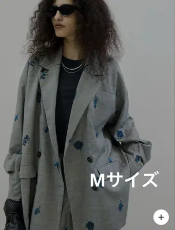 AMERI VINTAGE CHECK FLOWER PAPA JACKET