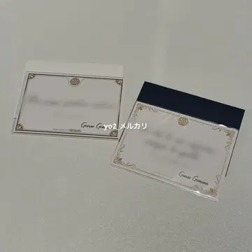 죠죠 월드 파쇼네 메시지 레터 카드 특전 죠르노