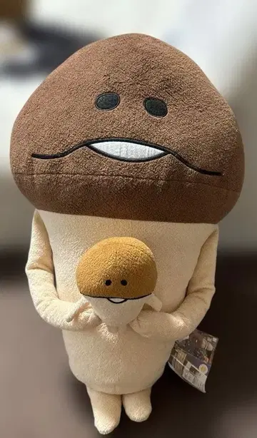 오사카리 탐정 나메코 재배 키트 빅 봉제 인형+스티커 1장