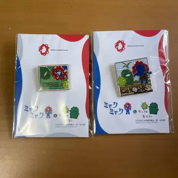 미야쿠미야쿠 & 킷코로모리조 핀 배지 2개 세트