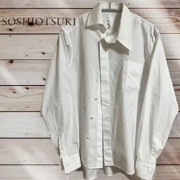 19AW SOSHIOTSUKI 소시오츠키 아지메 긴팔 셔츠 기모노 셔츠