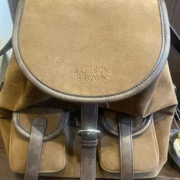 ALLISON BROWN 스웨이드 백팩