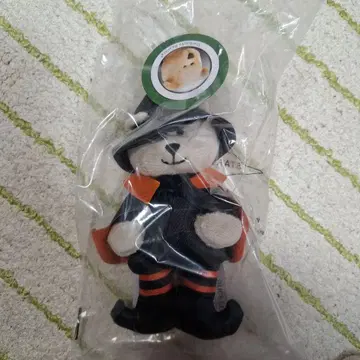 새상품*스타벅스 2025 할로윈 베어리스타 봉제 인형 키링