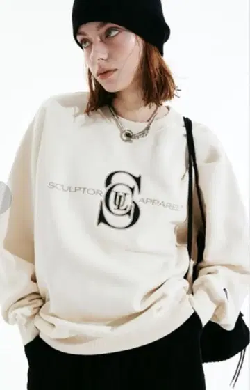SCULPTOR APPAREL 로고 맨투맨