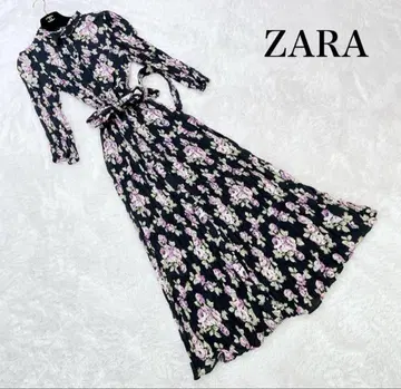 ZARA 플로럴 롱 원피스