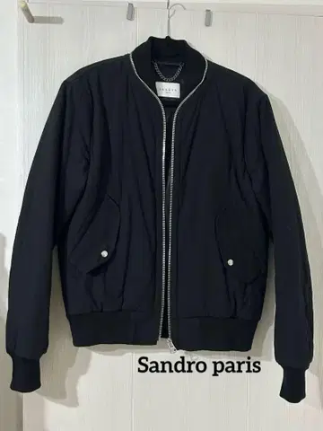 sandro paris 봄버 자켓 M 블랙