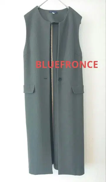 BLUEFRONCE 울 롱베스트 일본제 카키