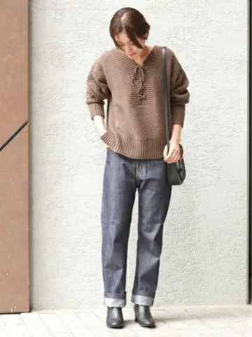 저널 스탠다드 리룸 ITALY MERINO 2WAY 케이블 니트