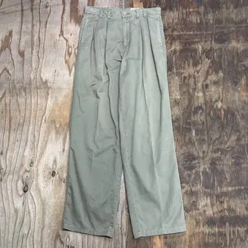 90s Eddie Bauer 2턱 치노 와이드 슬랙스 USA제