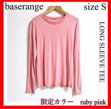 baserange 티셔츠 긴팔T셔츠 S 사이즈 ruby pink