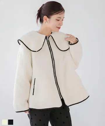fitmore 빅 컬러 텐트 라인 파이핑 보아 아우터