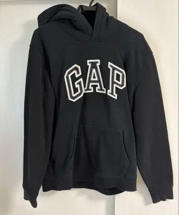 gap 갭 블랙 로고 후드티 후디