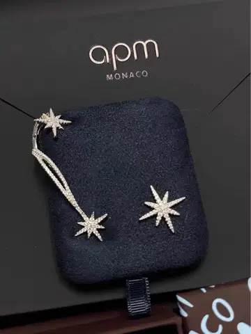 apm Monaco 별 모양 이어커프 귀걸이